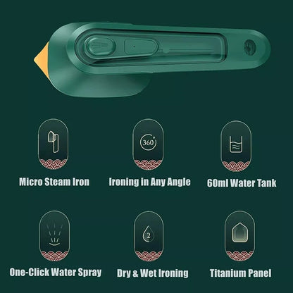 Iron-Travel Steamer Iron for Clothes , Portable Handheld Iron